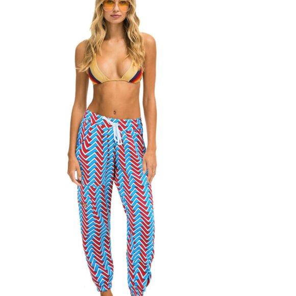 Aviator Nation Geo Zig Bolt Joggers